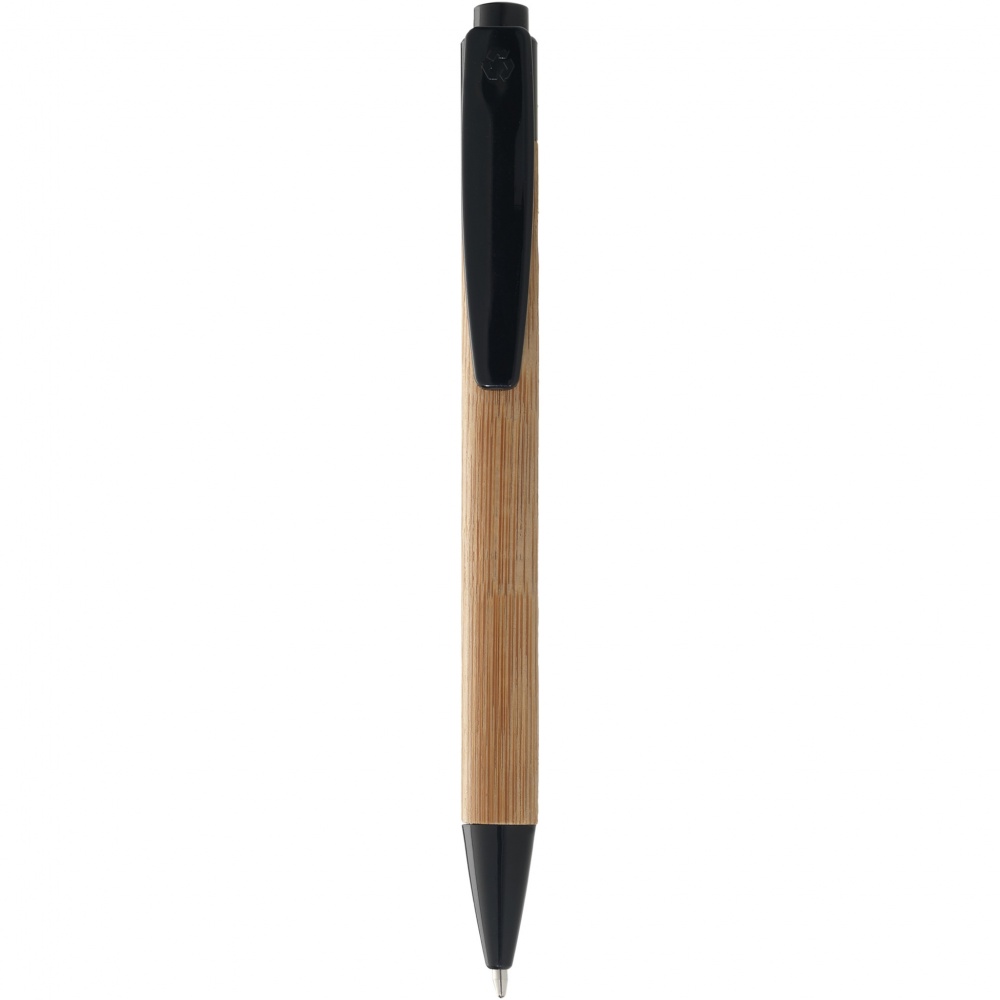 Logo trade business gifts image of: Borneo bamboo ballpoint pen