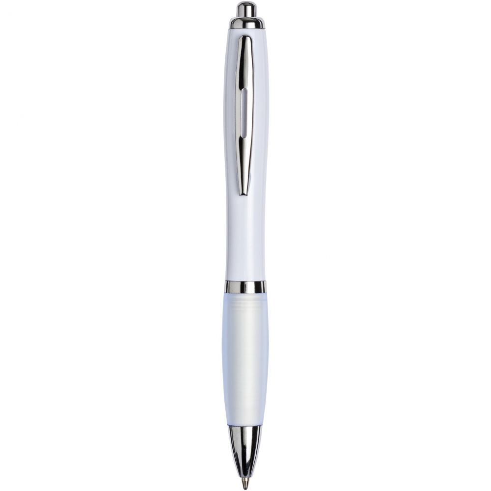 Logo trade promotional gifts picture of: Nash ballpoint pen with coloured barrel and grip