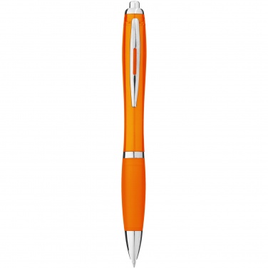 Logo trade advertising products picture of: Nash ballpoint pen with coloured barrel and grip