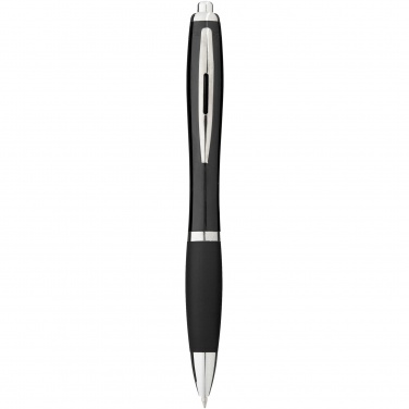 Logo trade promotional giveaways picture of: Nash ballpoint pen with coloured barrel and grip
