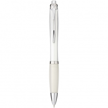 Logotrade promotional gift image of: Nash ballpoint pen with coloured barrel and grip