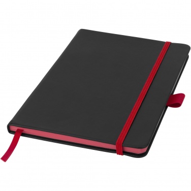 Logo trade promotional merchandise picture of: Colour-edge A5 hard cover notebook