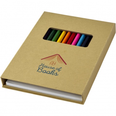 Logotrade promotional products photo of: Pablo colouring set with drawing paper