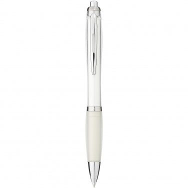 Logo trade advertising products picture of: Nash ballpoint pen coloured barrel and grip