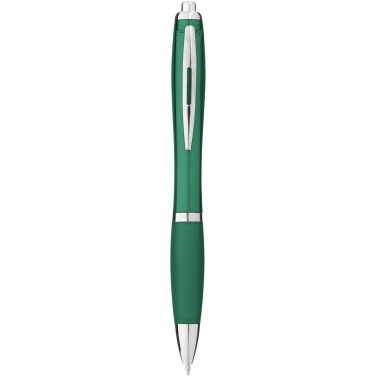 Logo trade advertising products image of: Nash ballpoint pen coloured barrel and grip
