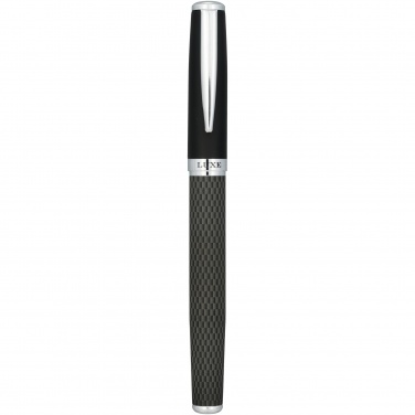 Logotrade promotional gift image of: Carbon duo pen gift set with pouch