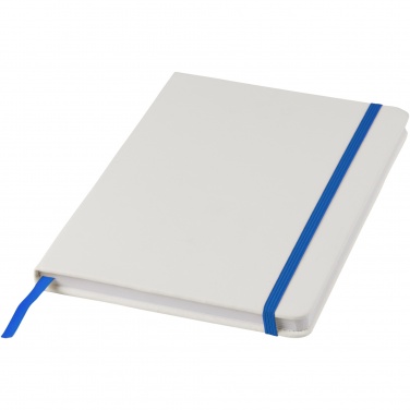 Logotrade business gifts photo of: Spectrum A5 white notebook with coloured strap