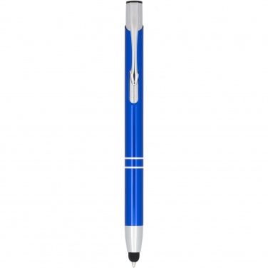 Logotrade promotional products photo of: Moneta anodized aluminium click stylus ballpoint pen
