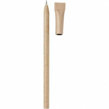 Logo trade promotional merchandise picture of: Asilah recycled paper ballpoint pen