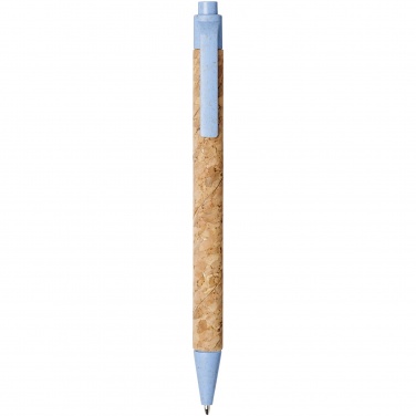 Logotrade promotional gift image of: Midar cork and wheat straw ballpoint pen