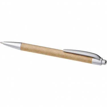 Logo trade promotional merchandise image of: Tiflet recycled paper ballpoint pen