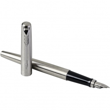 Logo trade promotional gifts picture of: Parker Jotter stainless steel fountain pen