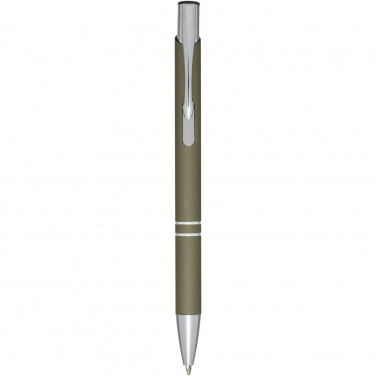 Logo trade promotional giveaway photo of: Moneta soft touch ballpoint pen