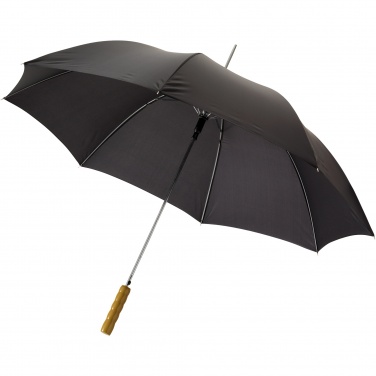 Logo trade promotional giveaways picture of: Lisa 23" auto open umbrella with wooden handle