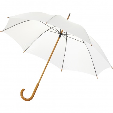 Logo trade promotional item photo of: Jova 23" umbrella with wooden shaft and handle