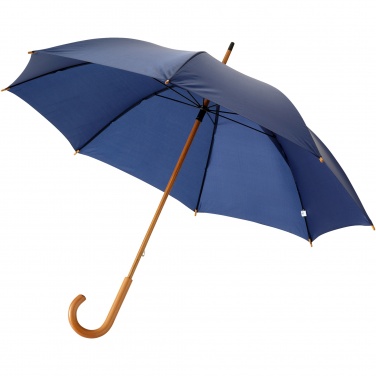 Logo trade promotional merchandise photo of: Jova 23" umbrella with wooden shaft and handle