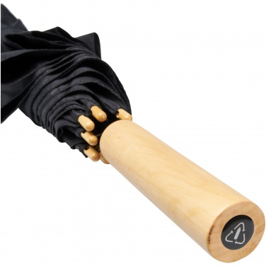 Logo trade promotional merchandise image of: Alina 23" auto open recycled PET umbrella