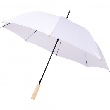 Logo trade promotional giveaways picture of: Alina 23" auto open recycled PET umbrella