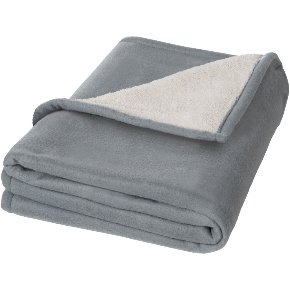 Logotrade promotional gift picture of: Springwood soft fleece and sherpa plaid blanket