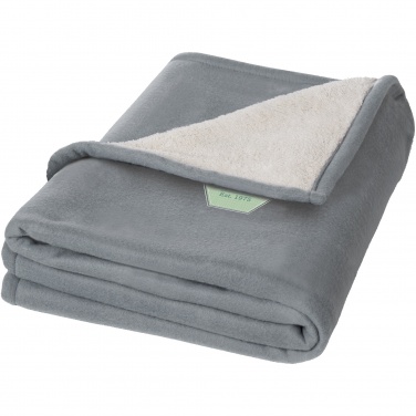 Logo trade corporate gift photo of: Springwood soft fleece and sherpa plaid blanket