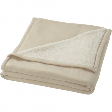 Logotrade promotional giveaways photo of: Springwood soft fleece and sherpa plaid blanket