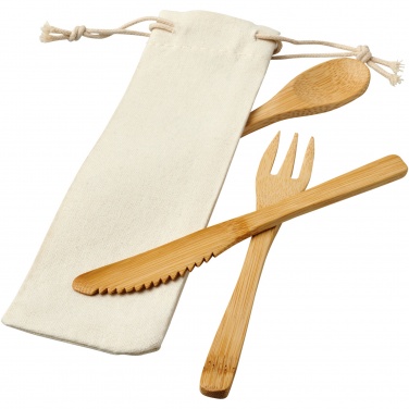 Logotrade corporate gifts photo of: Celuk bamboo cutlery set