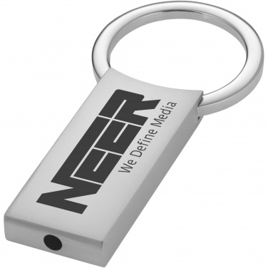 Logo trade promotional products image of: Omar rectangular keychain