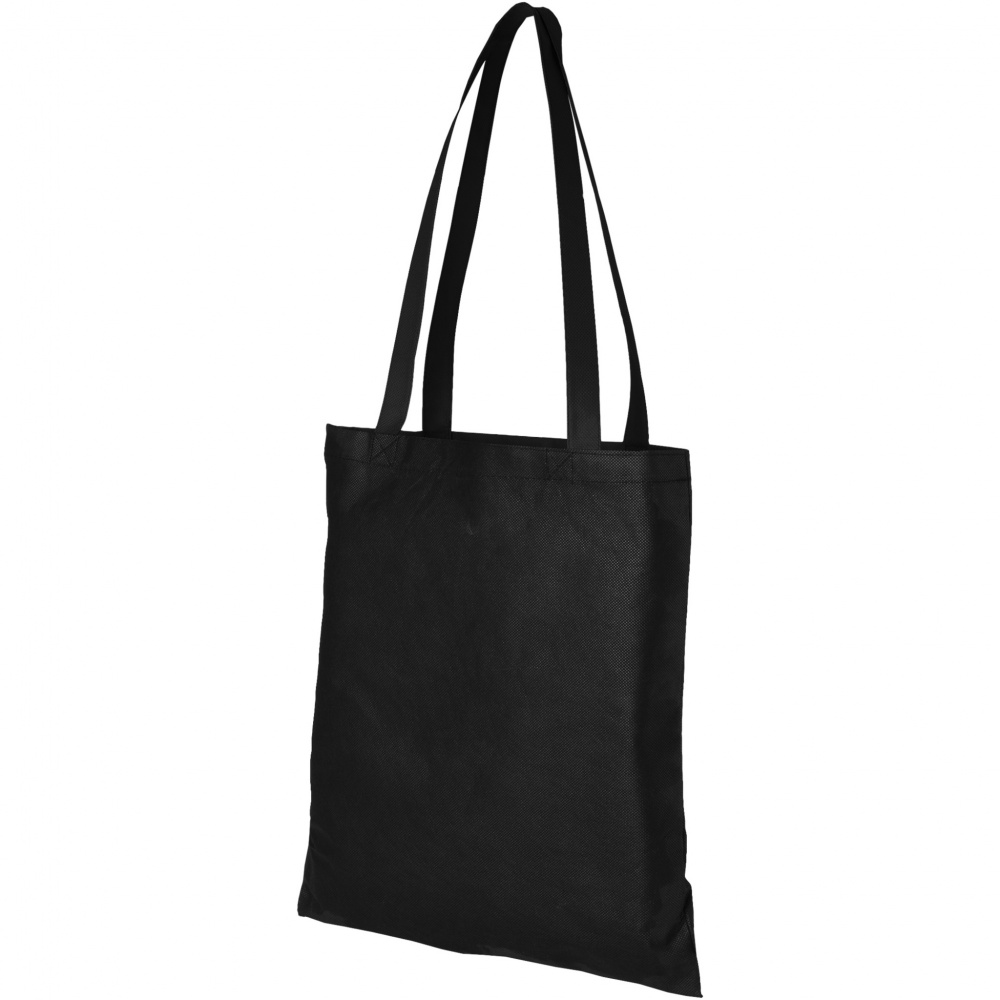 Logo trade promotional merchandise image of: Zeus large non-woven convention tote bag 6L