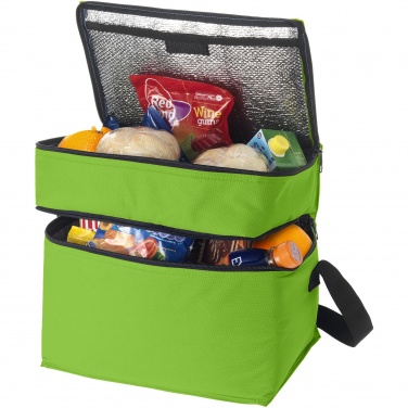 Logotrade promotional gift picture of: Oslo 2-zippered compartments cooler bag 13L