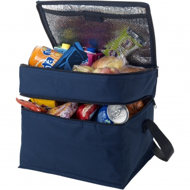 Logo trade promotional item photo of: Oslo 2-zippered compartments cooler bag 13L