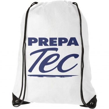Logo trade promotional items image of: Evergreen non-woven drawstring bag 5L