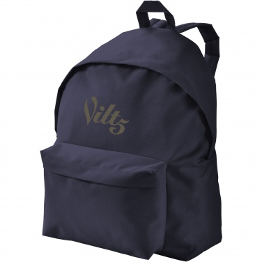 Logo trade business gifts image of: Urban covered zipper backpack 14L