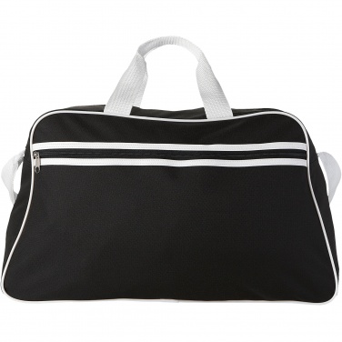 Logotrade corporate gift image of: San Jose 2-stripe sports duffel bag 30L