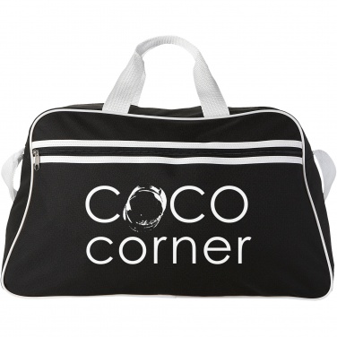 Logo trade promotional products picture of: San Jose 2-stripe sports duffel bag 30L