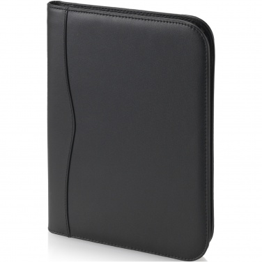 Logo trade promotional giveaways image of: Ebony A4 zippered portfolio