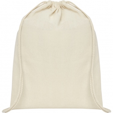 Logo trade promotional gift photo of: Oregon 100 g/m² cotton drawstring bag 5L