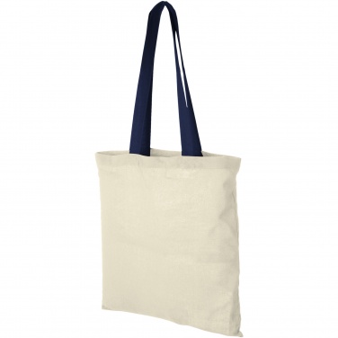 Logo trade promotional item photo of: Nevada 100 g/m² cotton tote bag coloured handles 7L