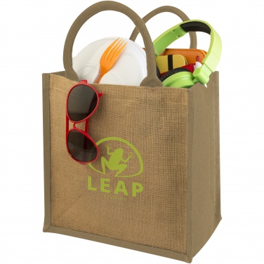 Logo trade promotional giveaways picture of: Chennai jute tote bag 16L