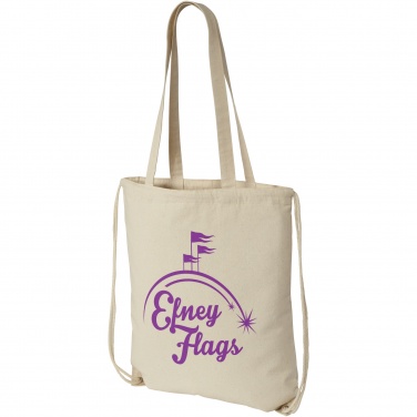 Logotrade corporate gift image of: Eliza 240 g/m² cotton drawstring bag 6L