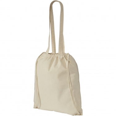 Logo trade advertising product photo of: Eliza 240 g/m² cotton drawstring bag 6L