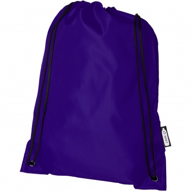 Logo trade promotional merchandise image of: Oriole RPET drawstring bag 5L