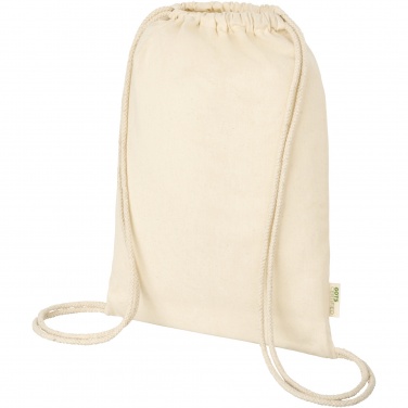 Logo trade promotional product photo of: Orissa 100 g/m² organic cotton drawstring bag 5L