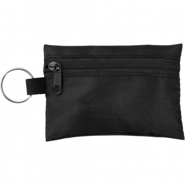 Logo trade business gift photo of: Valdemar 16-piece first aid keyring pouch
