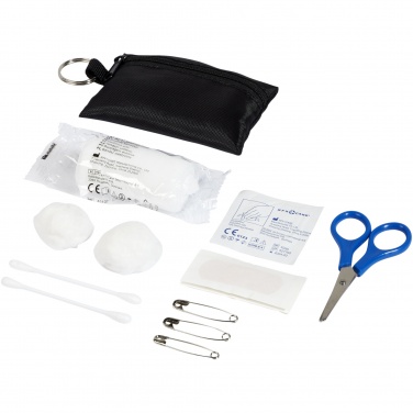 Logo trade corporate gifts picture of: Valdemar 16-piece first aid keyring pouch