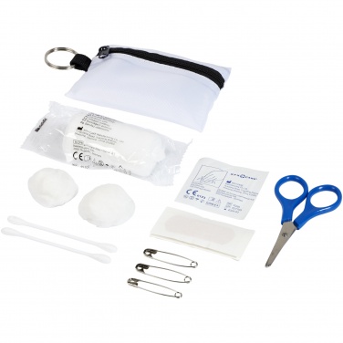 Logotrade promotional product picture of: Valdemar 16-piece first aid keyring pouch