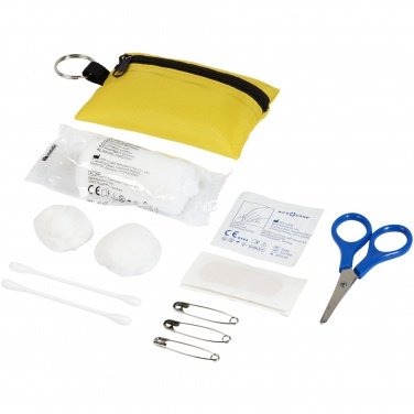 Logotrade promotional items photo of: Valdemar 16-piece first aid keyring pouch