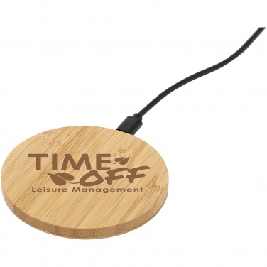 Logotrade promotional merchandise picture of: Essence 5W bamboo wireless charging pad