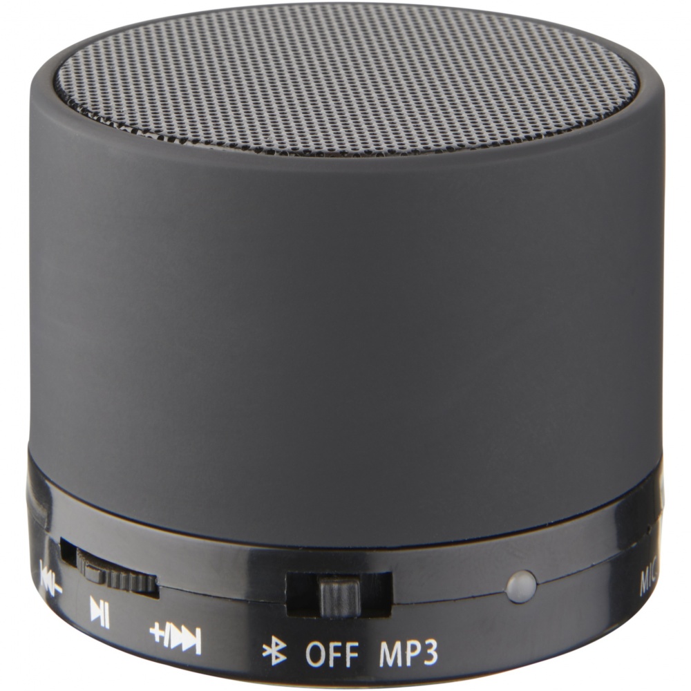 Logotrade promotional item picture of: Duck cylinder Bluetooth® speaker with rubber finish