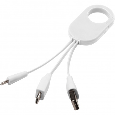 Logo trade advertising products image of: Troop 3-in-1 charging cable