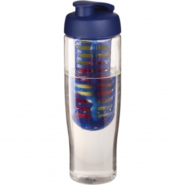Logo trade corporate gifts picture of: H2O Active® Tempo 700 ml flip lid sport bottle & infuser